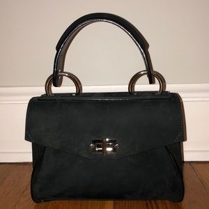 PROENZA SCHOULER Suede Medium Hava Bag Black